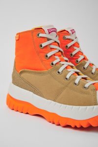 Camper Teix Stiefeletten Damen Orange Beige | 643705SEU